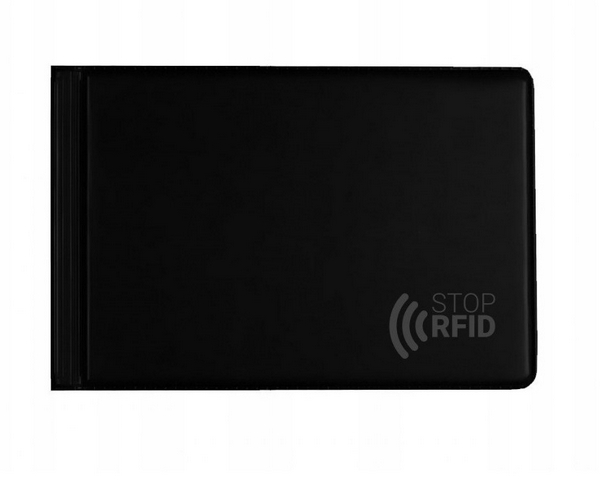 Etui na dokumenty z zabezpieczeniem RFID standard czarne ET-20-07 Biurfol